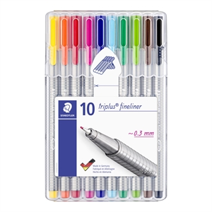 Staedtler Fineliner Triplus 0,3 mm perse (10)